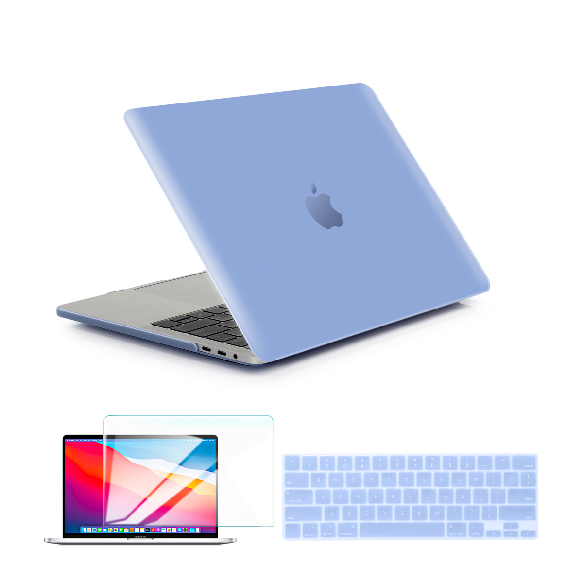 Жесткий чехол Techprotectus для Apple MacBook Air 13 дюймов, цвет Serenity Blue