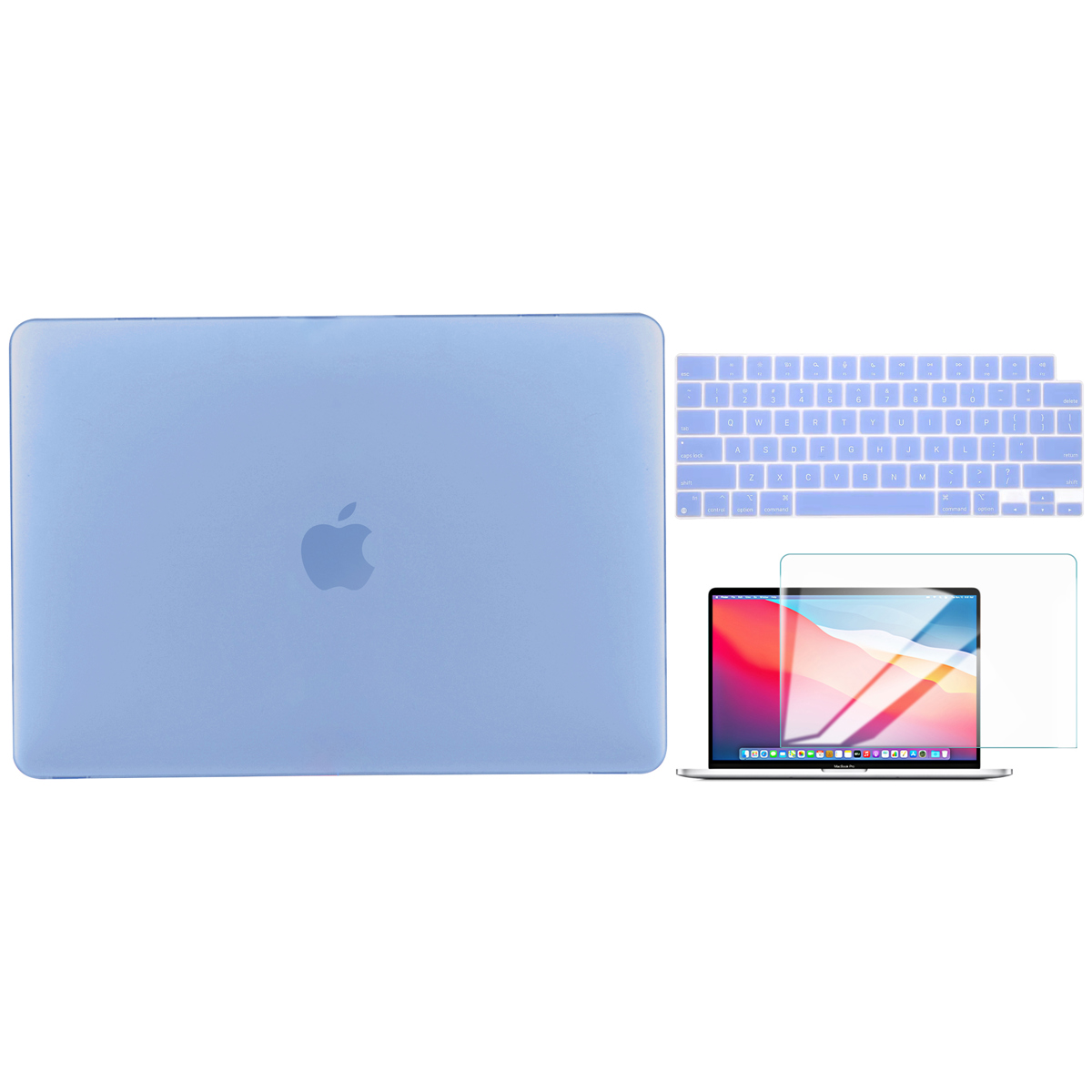 Жесткий чехол TechProtectus Colorlife для 14-дюймового MacBook Pro 2021 г., цвет Serenity Blue