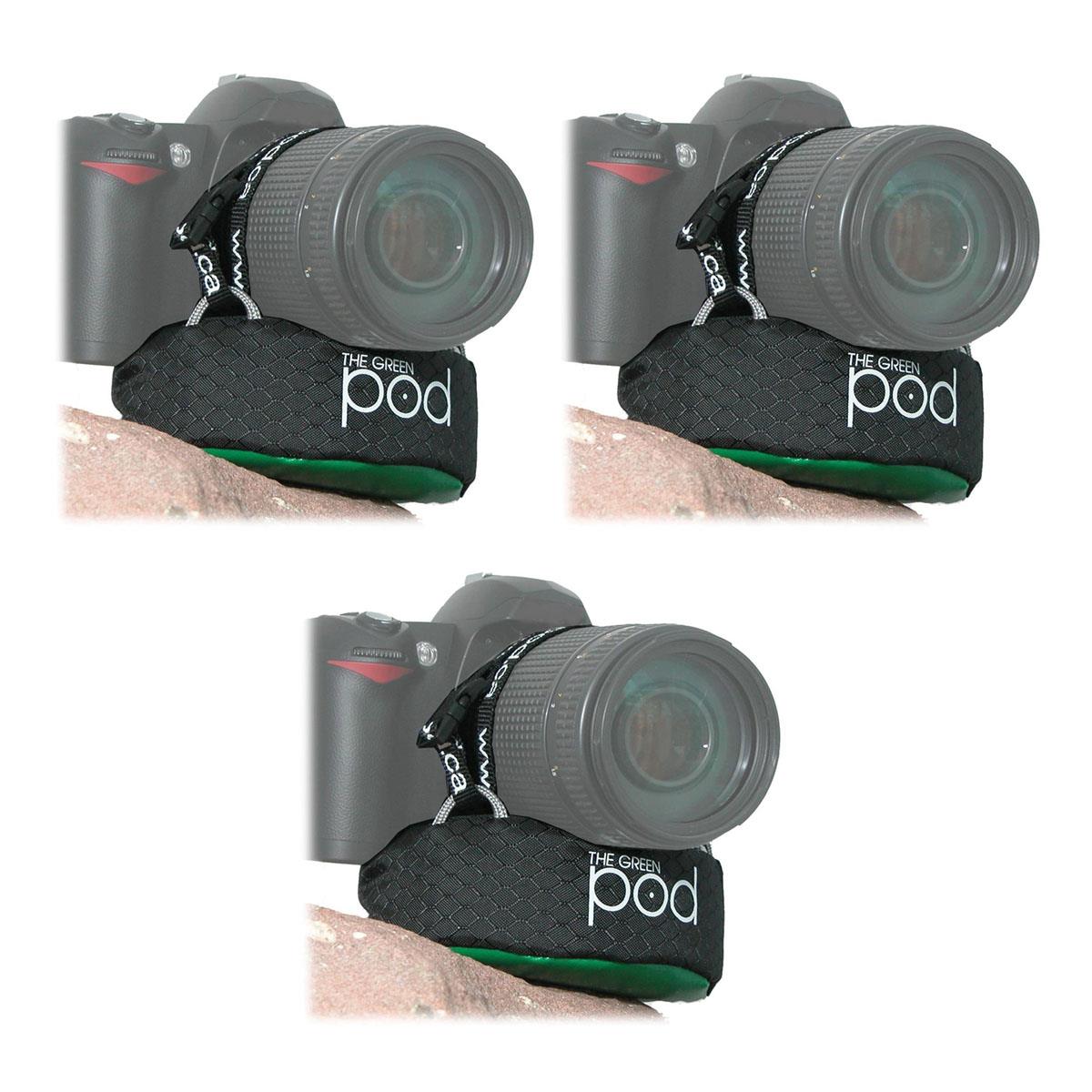 Image of The POD The Pod 3 Pack Green Camera Platform