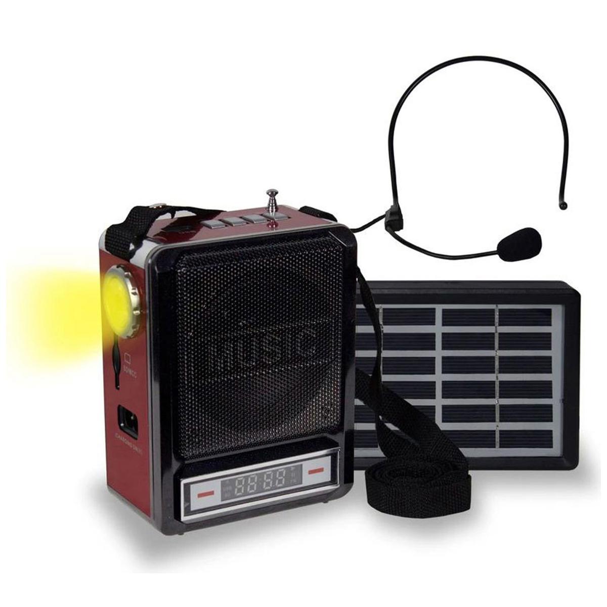 

Technical Pro WASP100 Bluetooth Wireless Rechargeable Speaker w/Wired Headset
