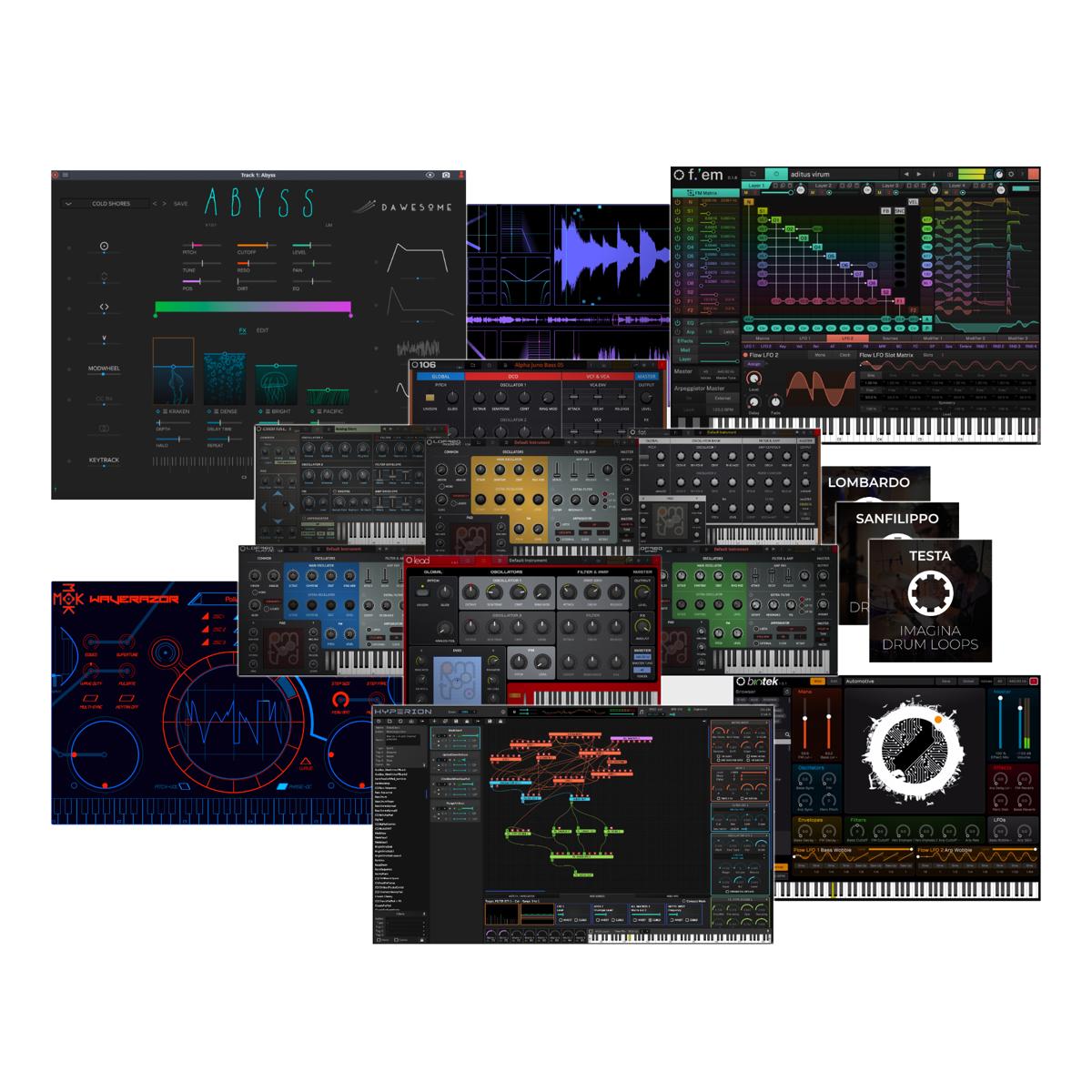 

Tracktion Waveform Pro 12 Software with Studio Content Bundle, Download