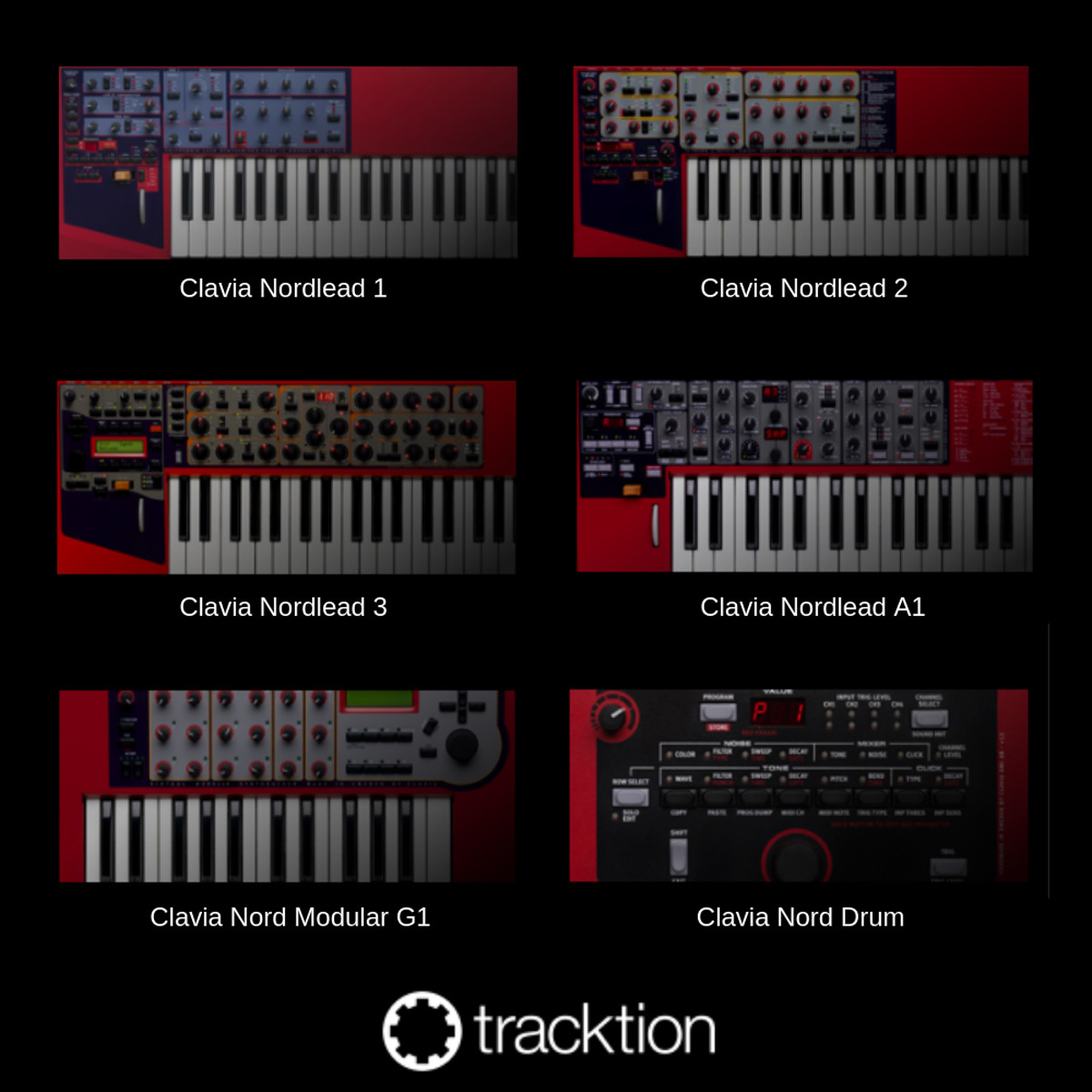 

Tracktion RetroMod Lead Clavia Synthesizer Emulation Software, Download