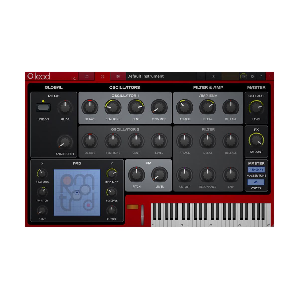 Image of Tracktion RetroMod Lead Clavia Synthesizer Emulation Software