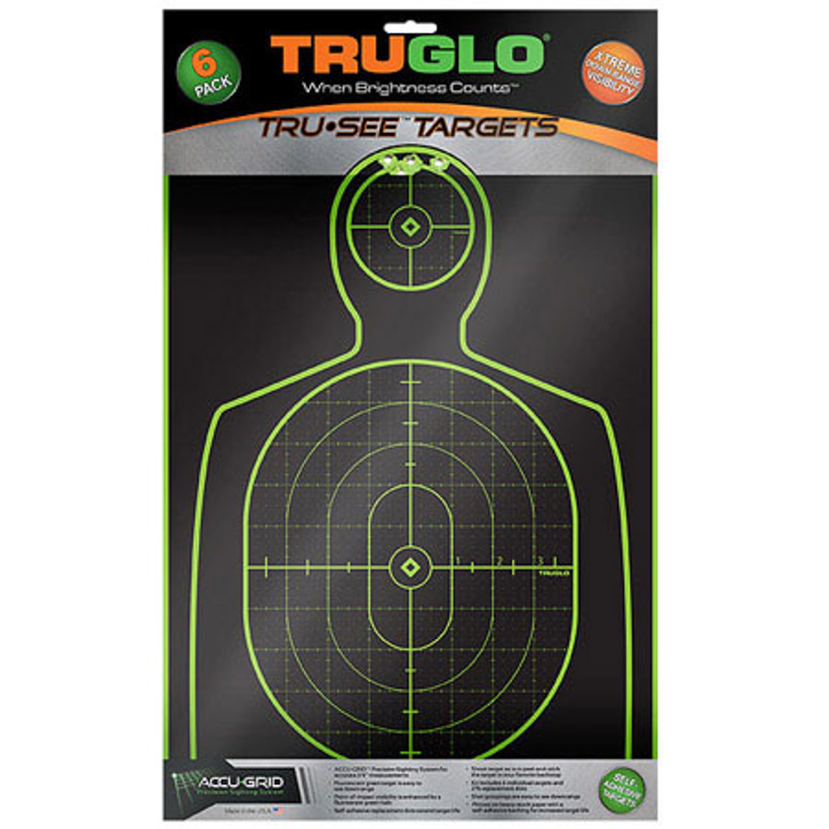 

TruGlo 12x18" Handgun Target, 6 Pack