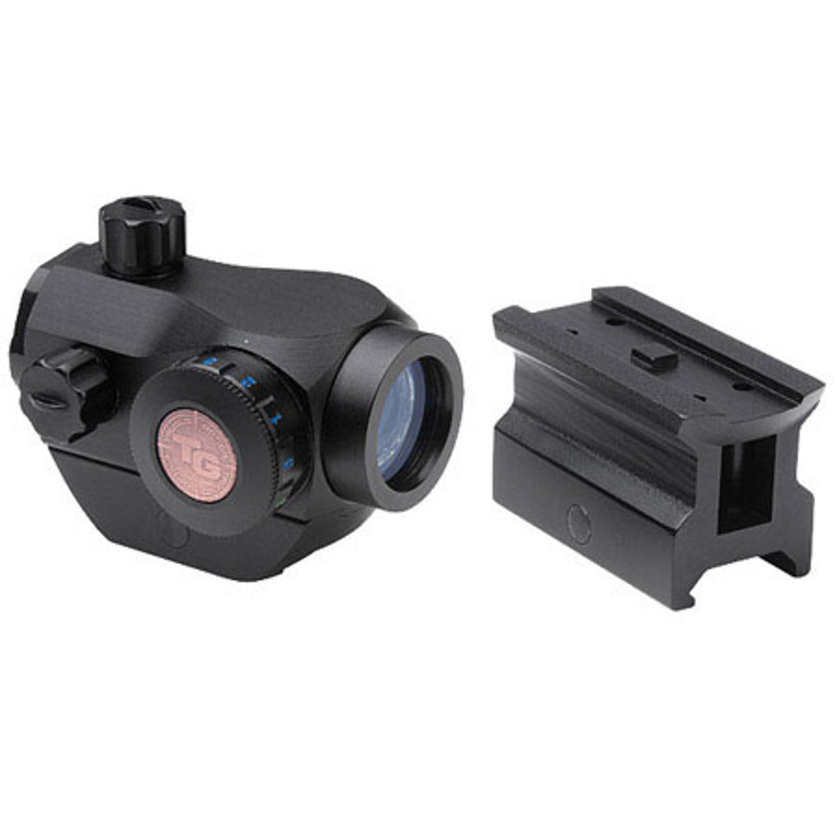 

TruGlo Triton 20mm Tri-Color Red Dot Sight, High and Low Mounting Bases