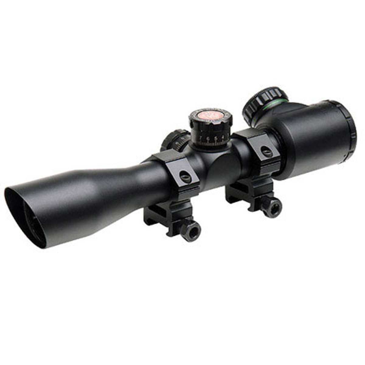 

TruGlo 4x32 Tactical Riflescope, Illuminated Mil-Dot Reticle, 1" Center Tube