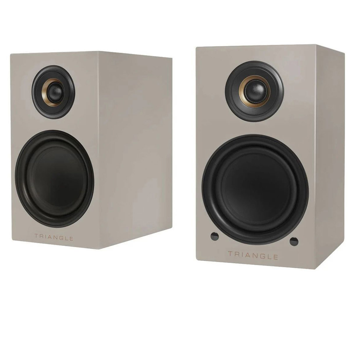 

Triangle LN01A 2-Way Wireless Bluetooth Bookshelf Speaker, Linen Gray, Pair