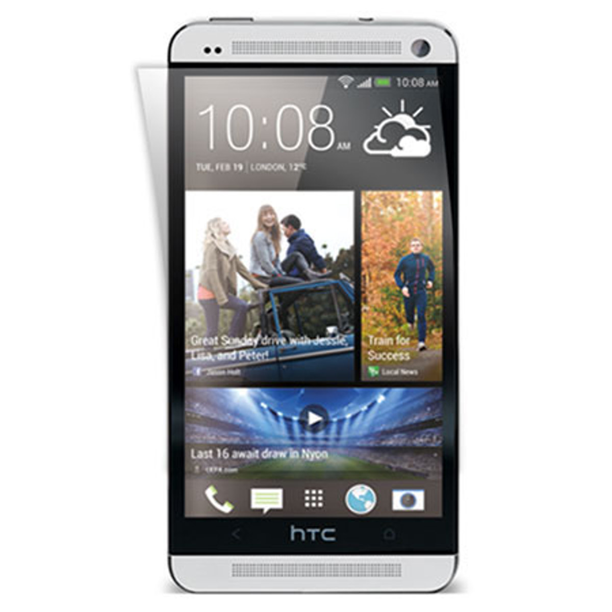 

Tru Protection Anti Glare Film for HTC One, Set of 2