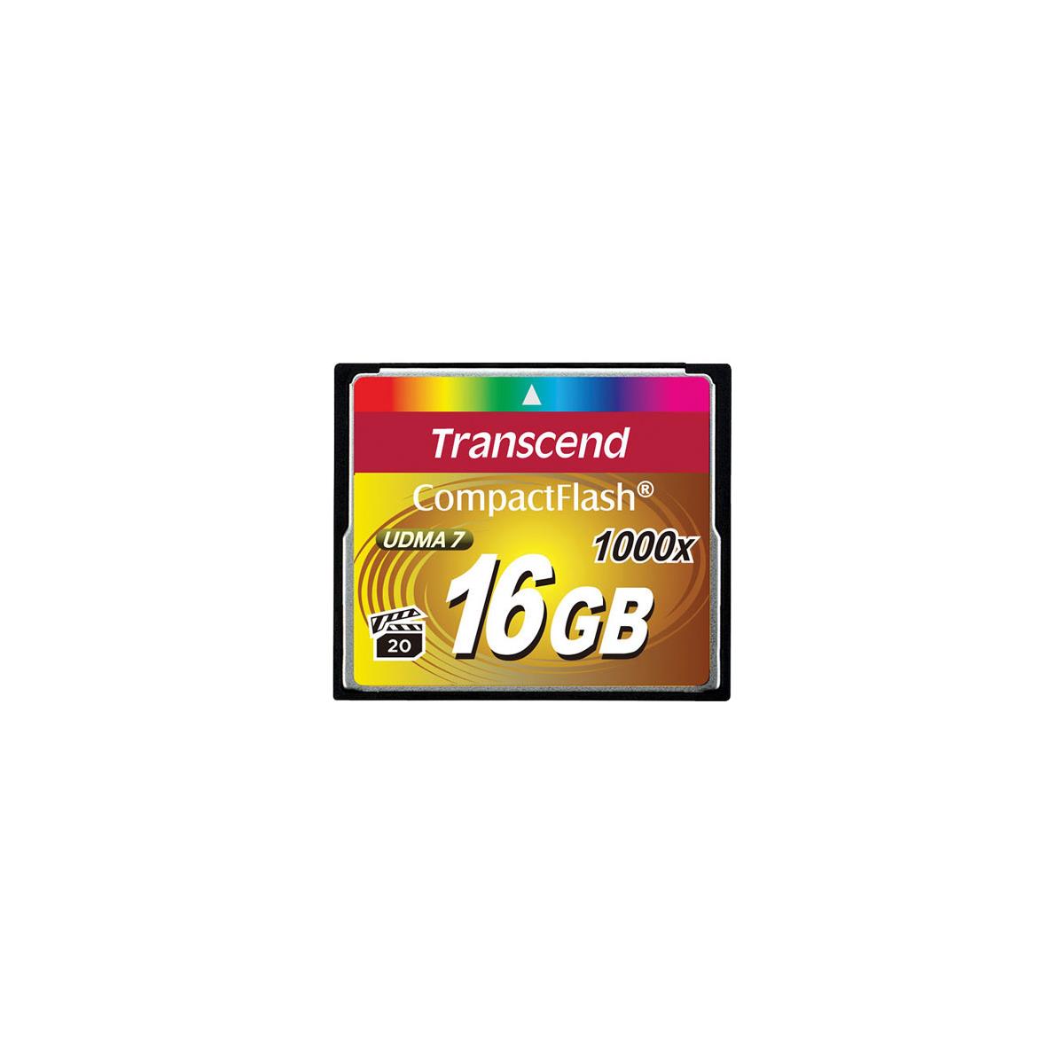 Image of Transcend 16GB Ultimate UDMA 7 CF Memory Card