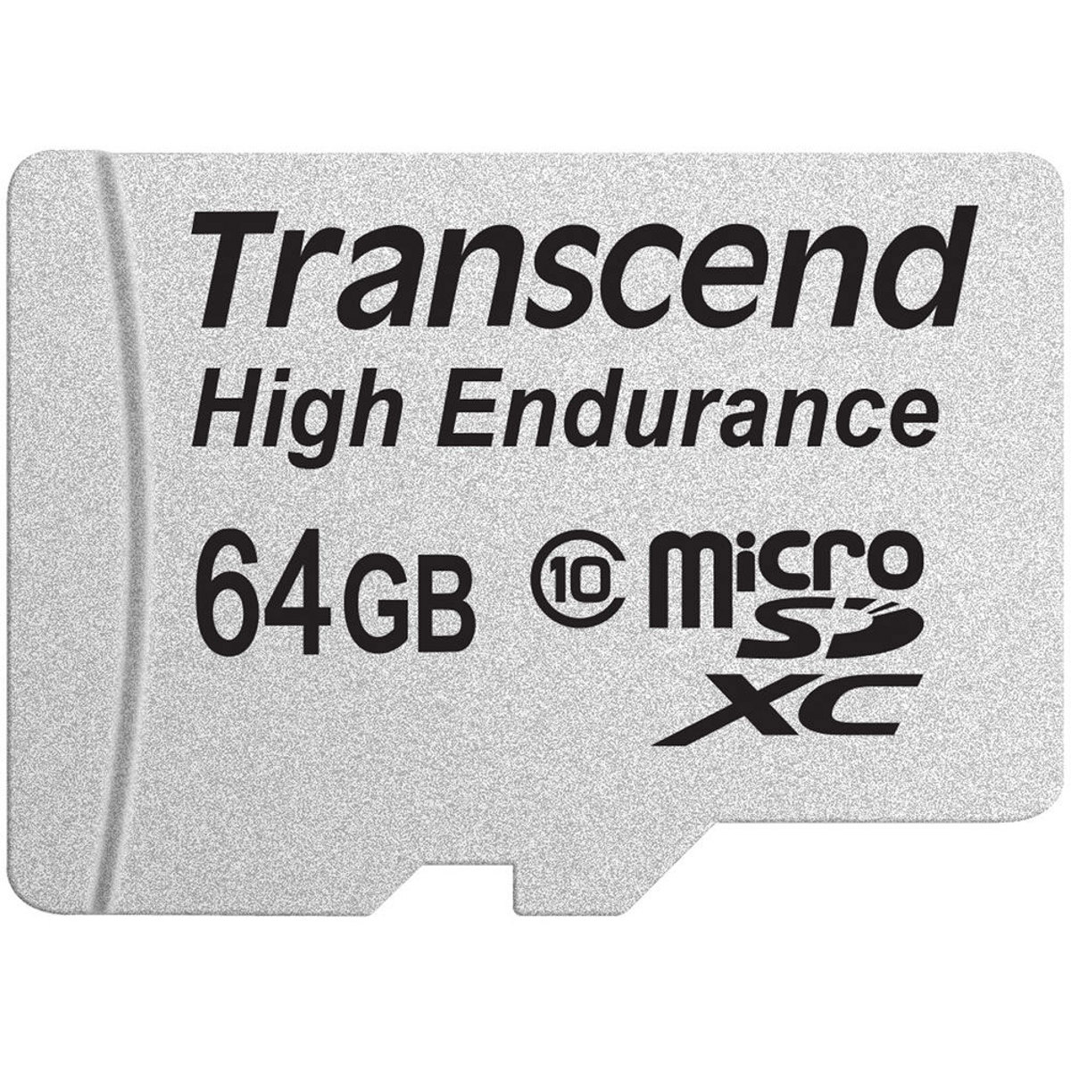 

Transcend 64GB Premium microSDXC Class 10 Memory Card with Adapter