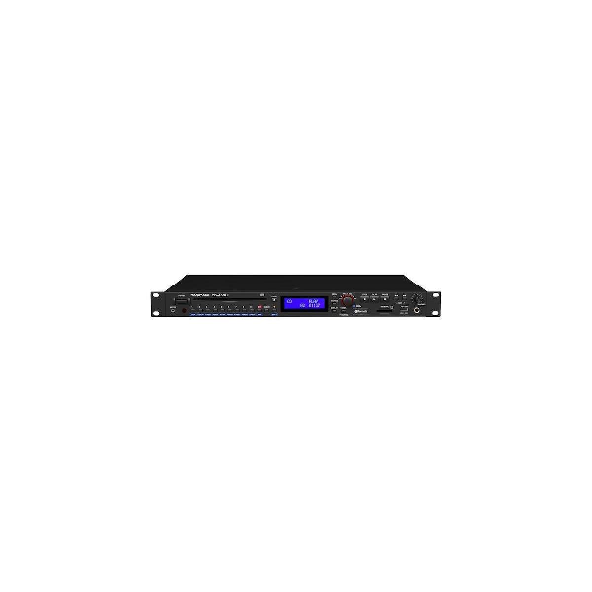 Image of Tascam CD-400U CD/SD/USB Player with Bluetooth and AM/FM Tuner