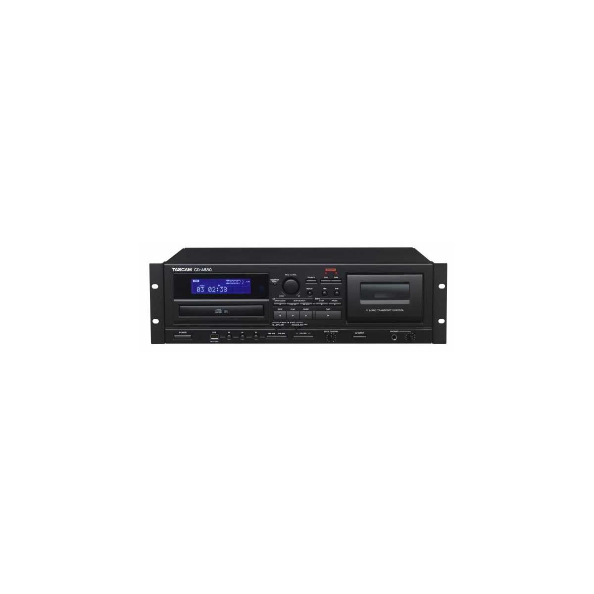 

Tascam CD-A580 Cassette, USB & CD Player/Recorder