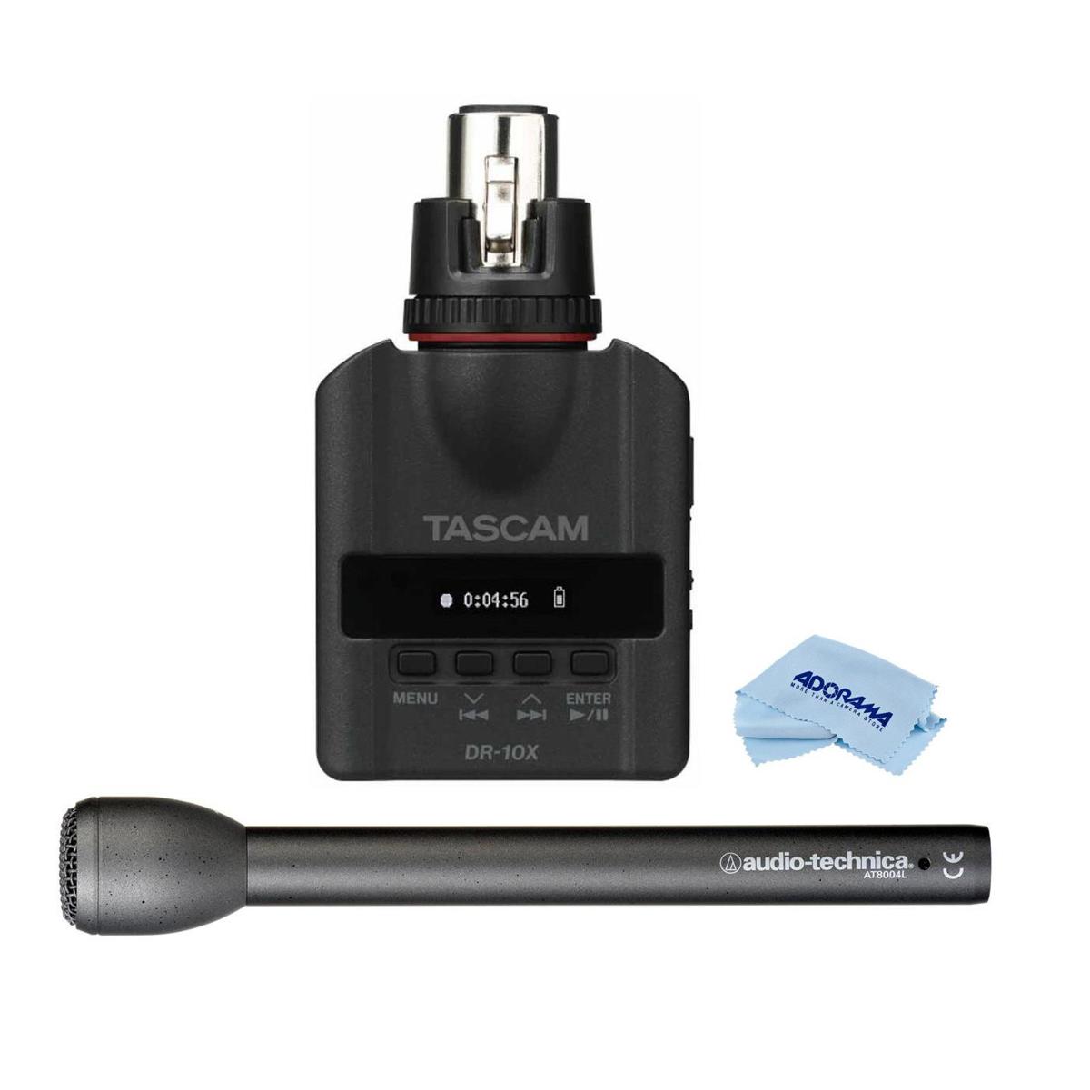 

Tascam DR-10X Plug-On Micro Linear PCM Recorder for Handheld Mics W/Microphone