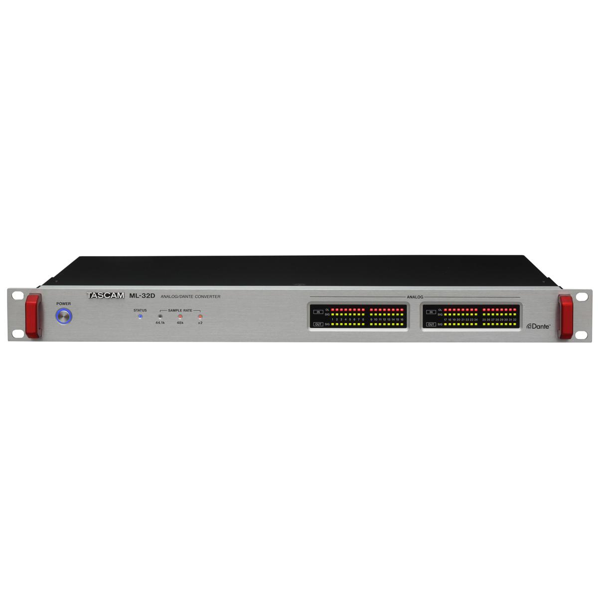 

Tascam ML-32D 32-Channel In/Out Dante/Analog Converter
