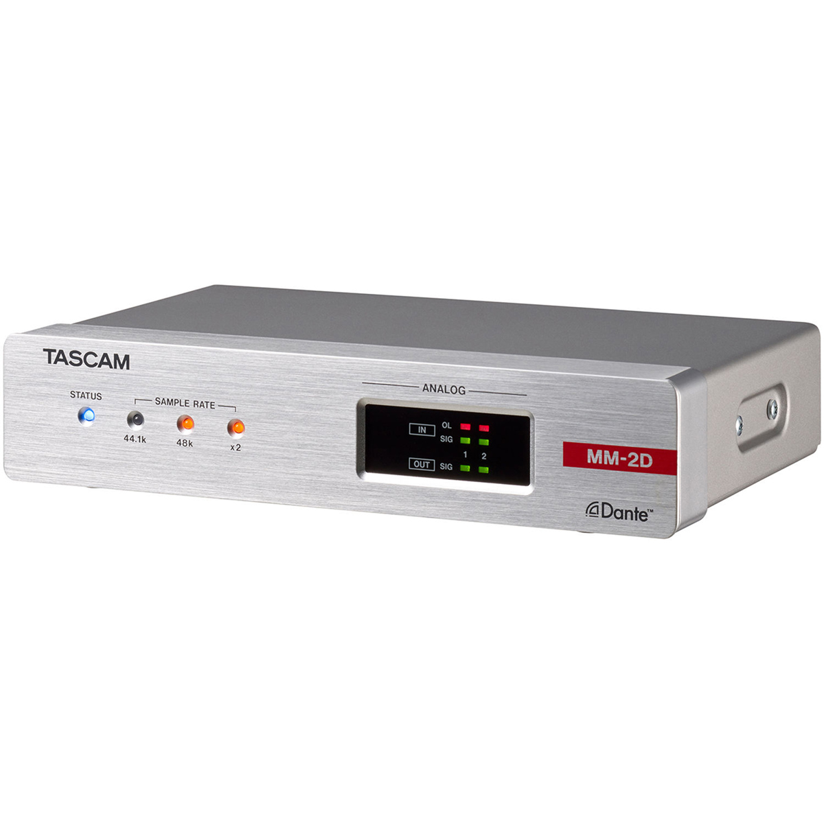 

Tascam MM-2D-X 2-Channel Mic/Line In/Out Dante Converter, XLR Connectors