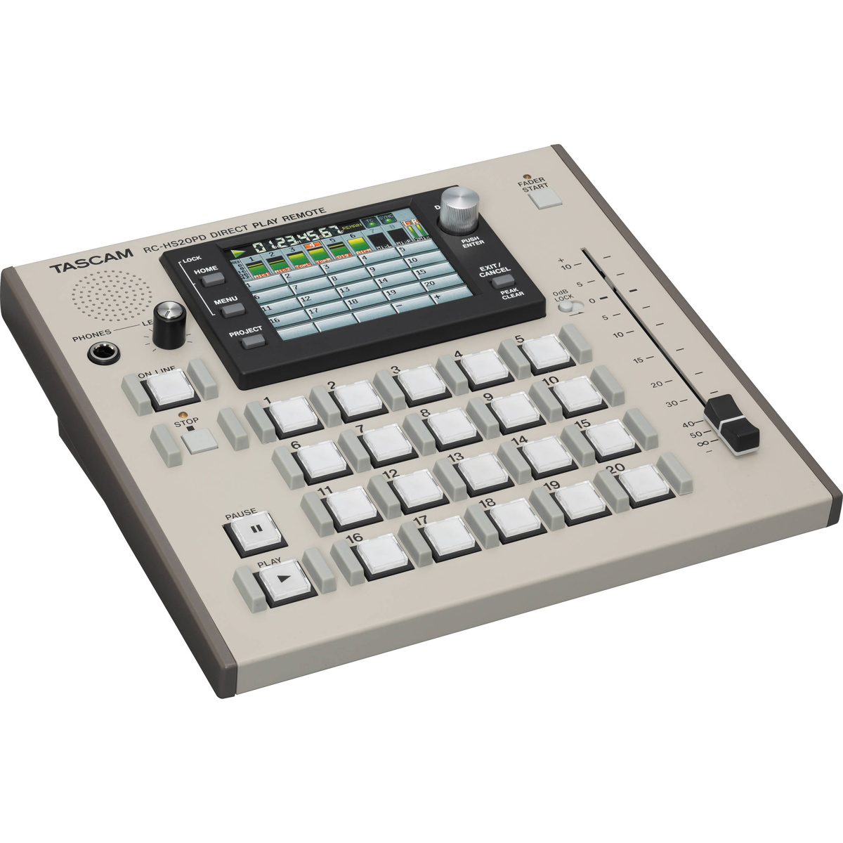 

Tascam RC-HS20PD Remote Control for HS-2 and HS-8 Recorders