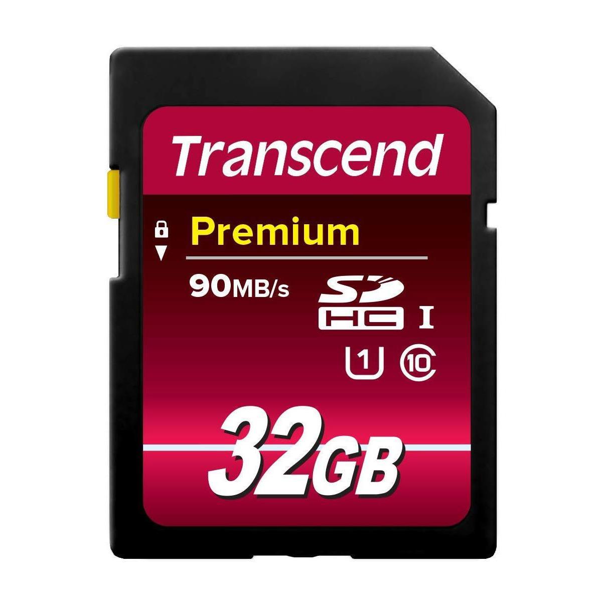 

Transcend 32GB SDHC Class 10 UHS-I 400X Premium Memory Card