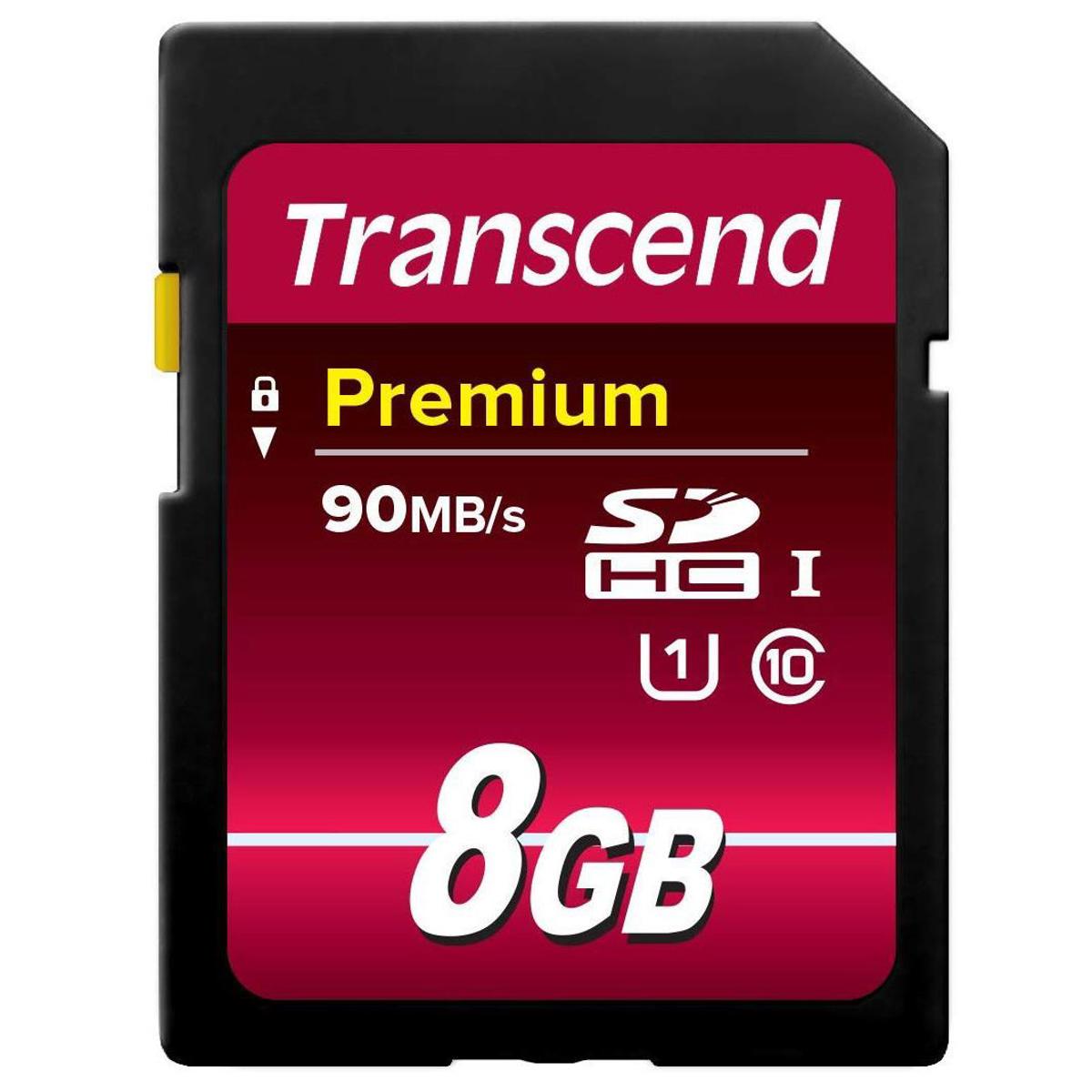 

Transcend 8GB SDHC Class 10 UHS-I 400X Premium Memory Card