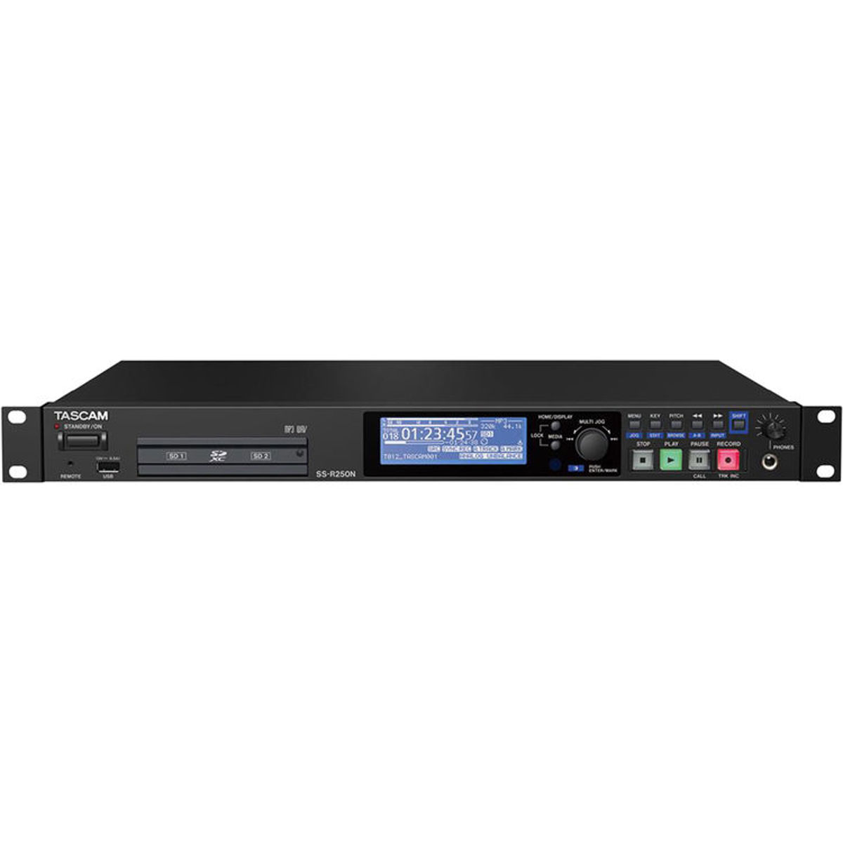 

Tascam SS-R250N Memory Recorder with Networking and Dante Support (Not Included)