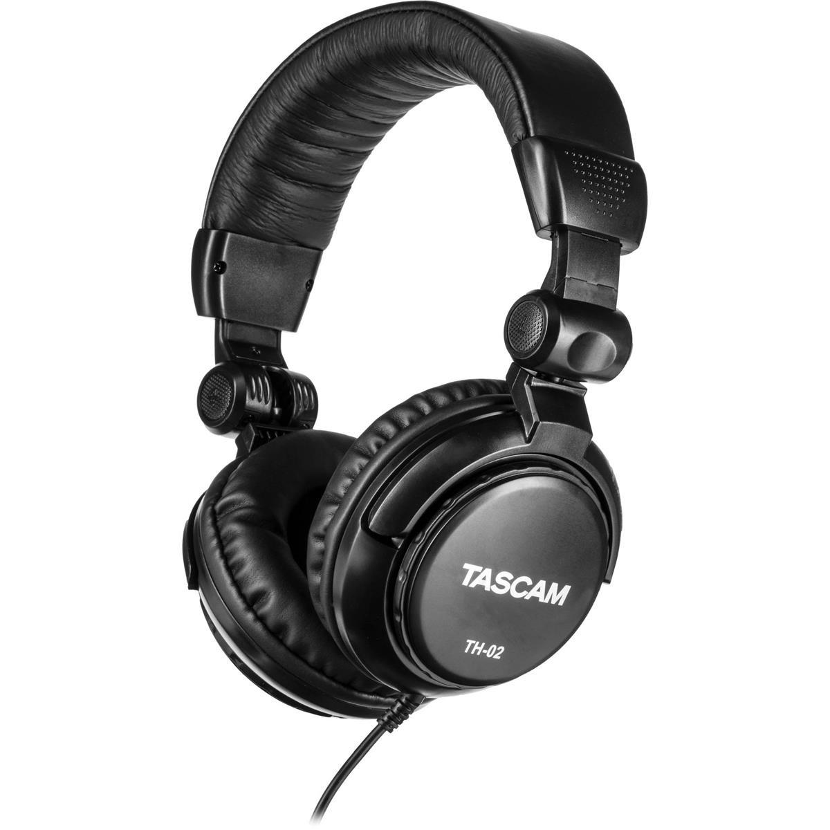 

Tascam TH-02 Multi-Use Studio Grade Headphones, Black