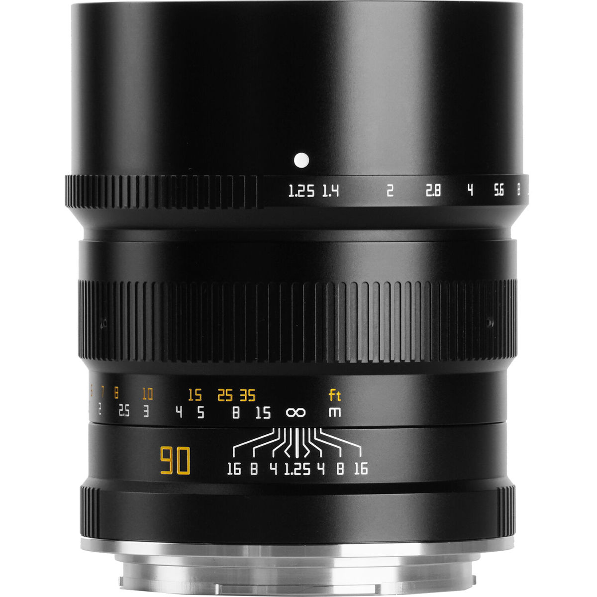 Photos - Camera Lens TTArtisan 90mm f/1.25 Lens for Fujifilm GFX, Black TT90125GFX 