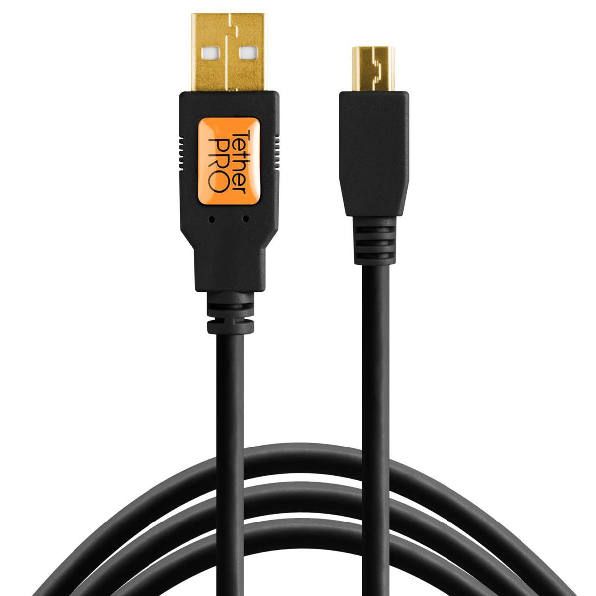 

Tether Tools CU5450 Tetherpro USB 2.0 Cable, 15ft, Gold