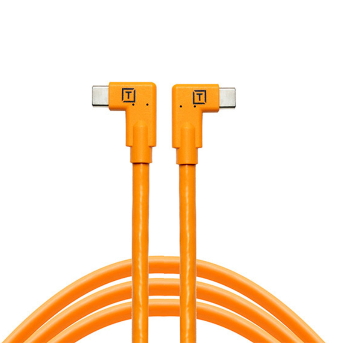 

Tether Tools TetherPro 15' USB-C Right-Angle to USB-C Right-Angle Cable, Orange