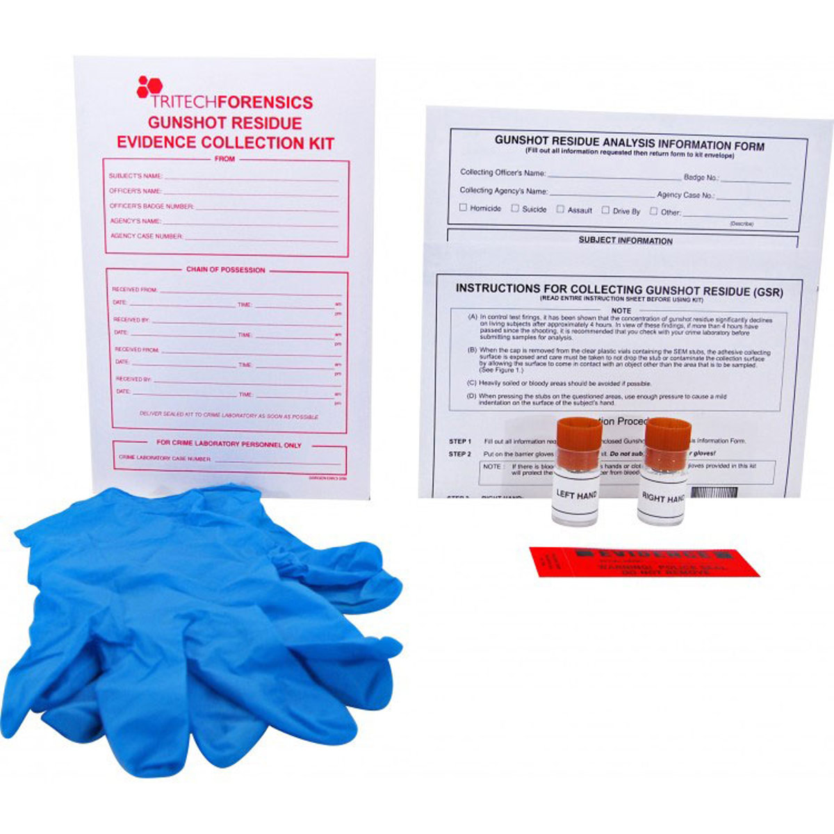 

Tri-Tech Forensics Gunshot Residue GSR-2SEM 2 Stub Collection Kit, 10 per Case