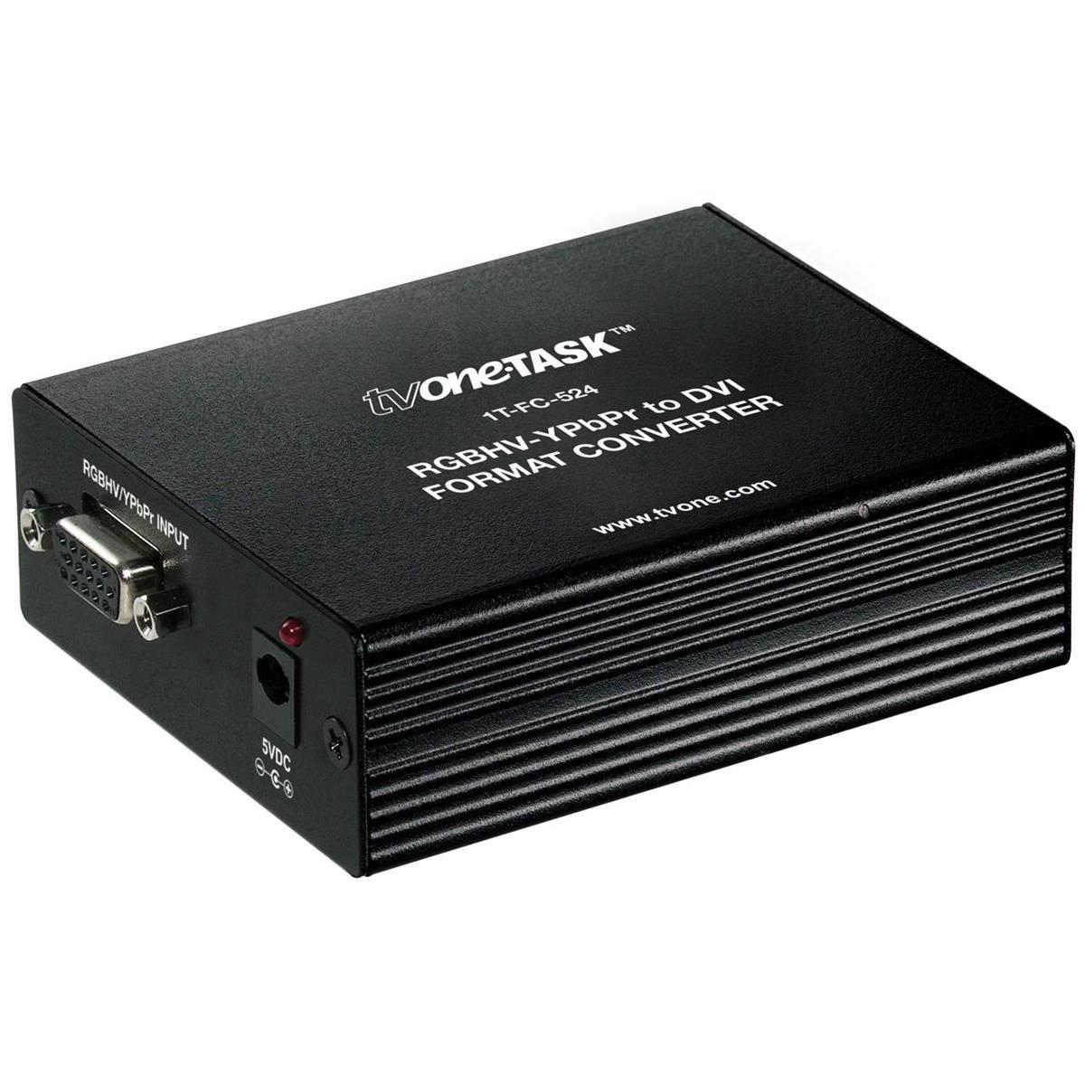 

tvONE 1T-FC-524 Analog RGBHV/Component YPbPr to DVI Converter