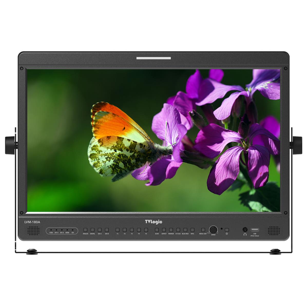 

TV Logic LVM-180A 18.5" 16:9 Full HD IPS Wide-View LCD Broadcast Monitor