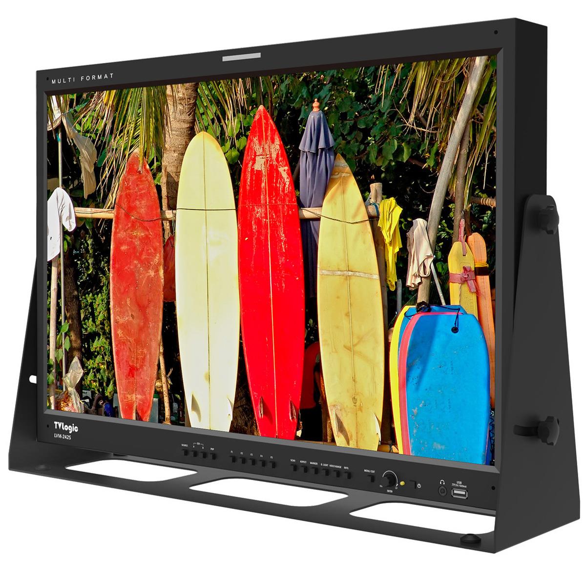 Image of TV Logic LVM-242S 24&quot; 16:10 Full HD QC-Grade HDR Emulation IPS LCD Monitor