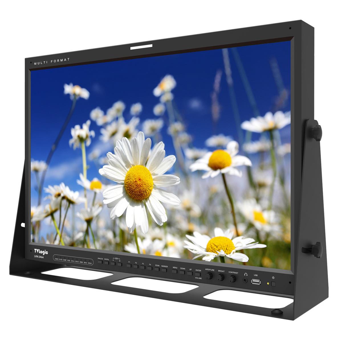 Image of TV Logic LVM-246A 24&quot; 16:10 Full HD IPS LCD Video Monitor