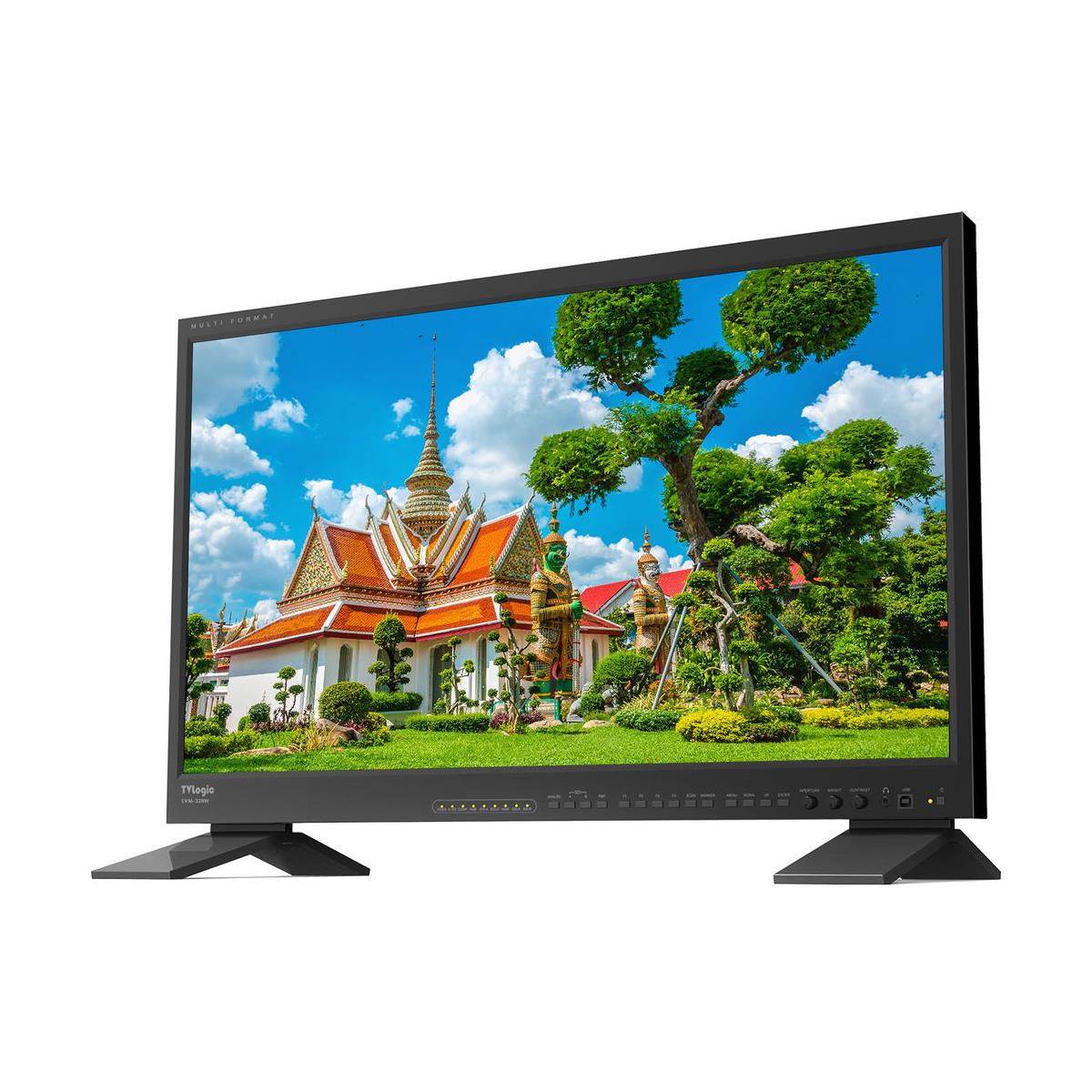 Image of TV Logic LVM-328W 32&quot; 16:9 Full HD QC-Grade LCD HD Monitor w/ Stand