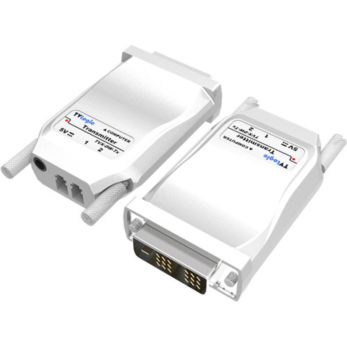 TV Logic 2-Channel DVI to Fiber Optic Receiver Module, Up to 1.2 miles -  TVX-DW-RX