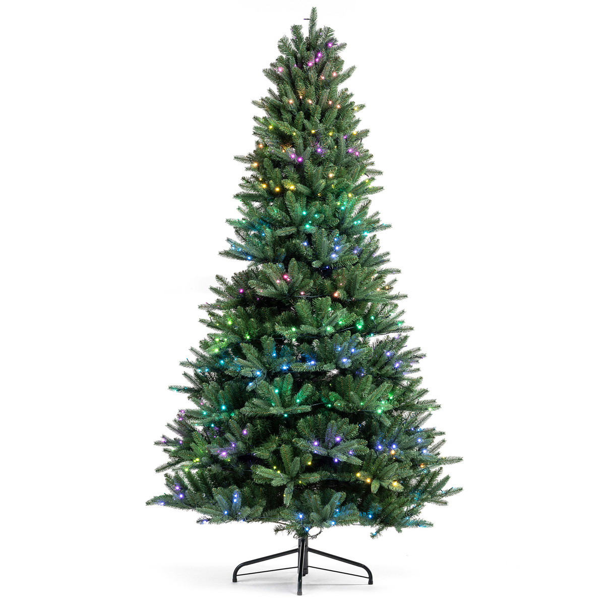 

Twinkly Pre-Lit Tree Gen II Special Edition 7.5' 400 RGBW LED Light, Green Wire