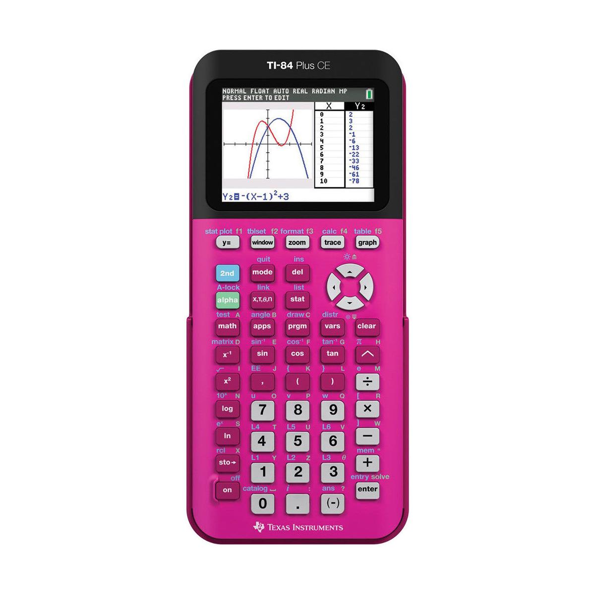 Image of Texas Instruments TI-84 Plus CE Teacher Pink