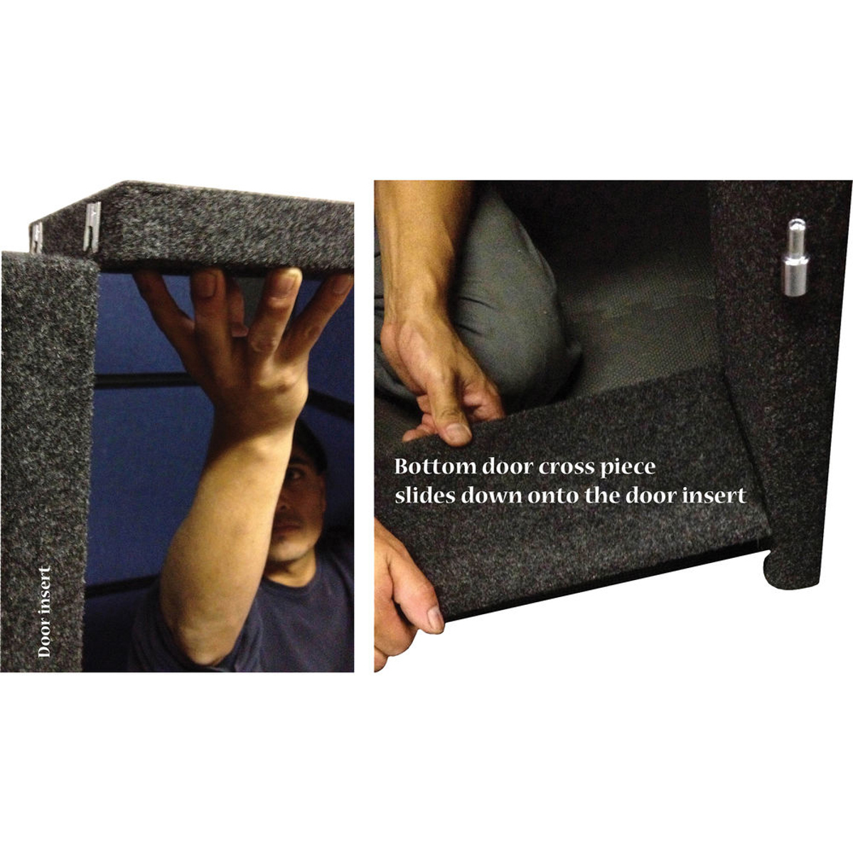 

Taytrix 2 Door Inserts with Top & Bottom Cross Pieces for 4x4' Sound Booth