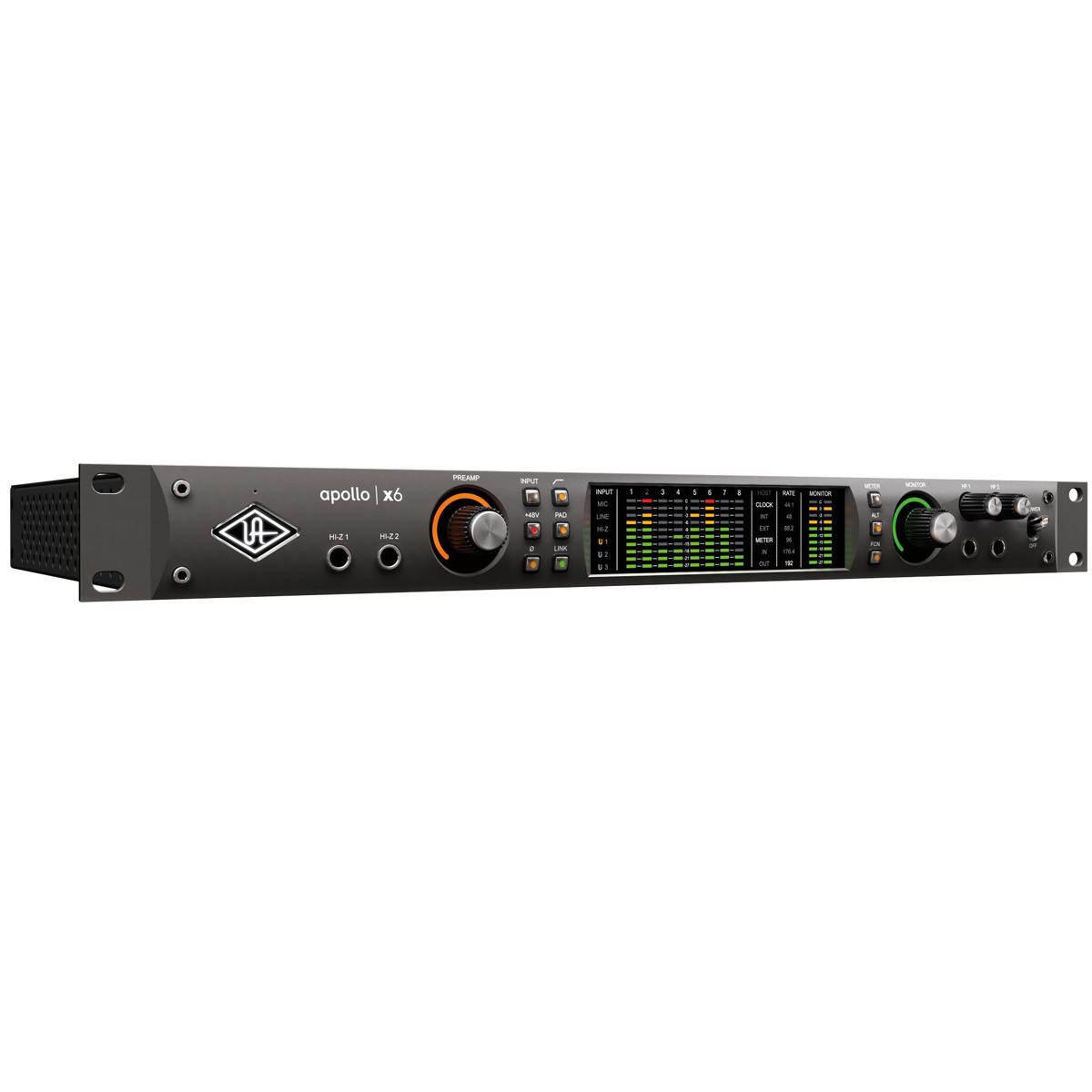 

Universal Audio Apollo x6 Rack-Mountable Thunderbolt 3 Audio Interface