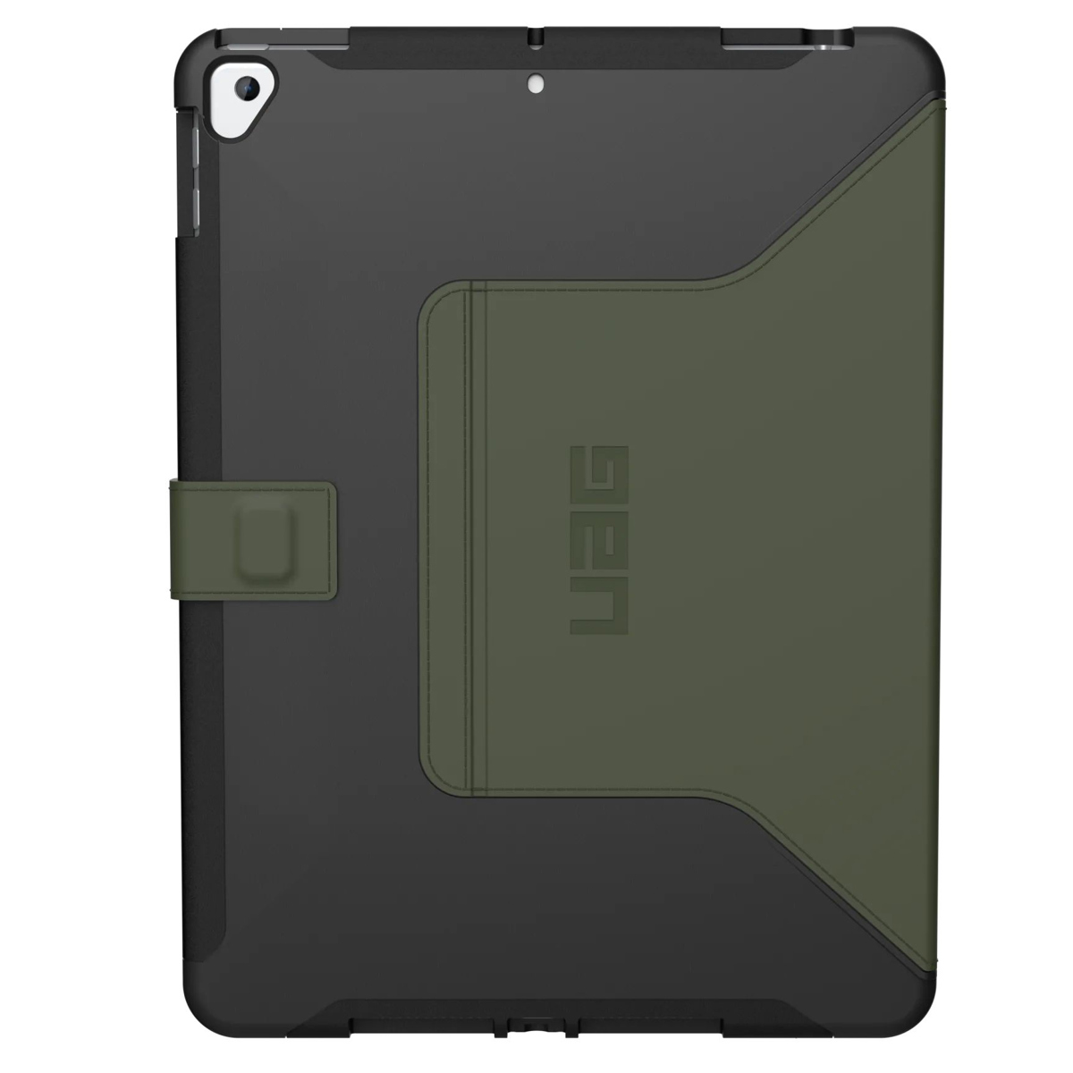 

Urban Armor Gear Scout Series Folio Case for iPad 10.2" 7/8/9 Gen, Black/Olive