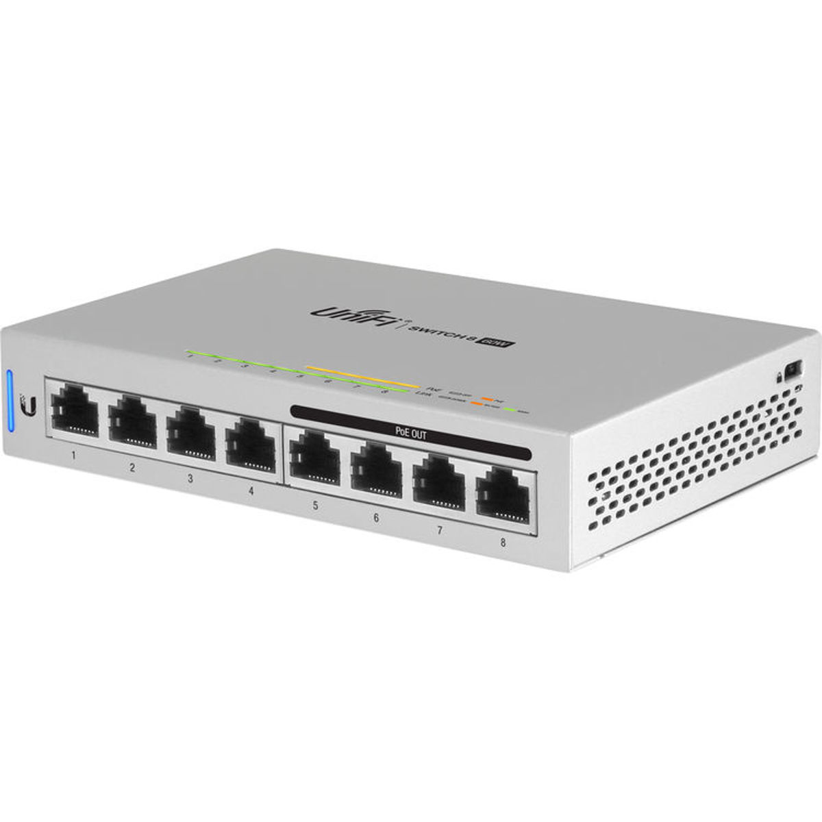 

Ubiquiti Networks UniFi US-8-60W 8-Port Managed Gigabit Switch, 4x PoE, 5-Pack