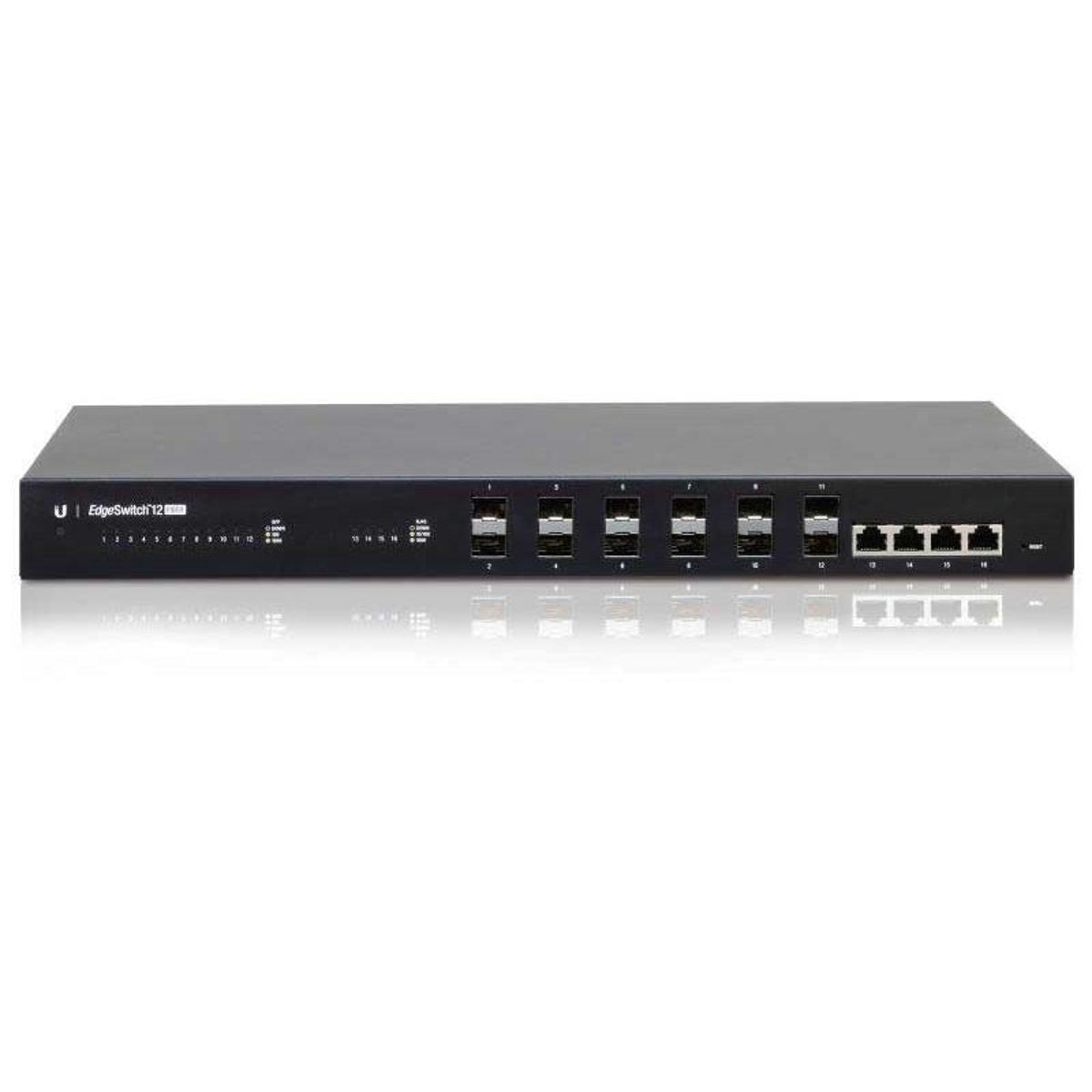 

Ubiquiti Networks EdgeSwitch 12 Port 56W Managed Gigabit Fiber Switch, 16Gbps