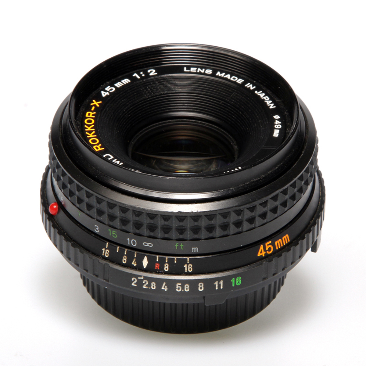 

Minolta MINOLTA-MD 45 2.0 ROKKOR-X LENS *49MM