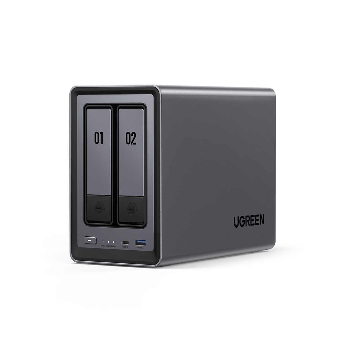 

UGREEN NASync DXP2800 2-Bay NAS Enclosure, Diskless