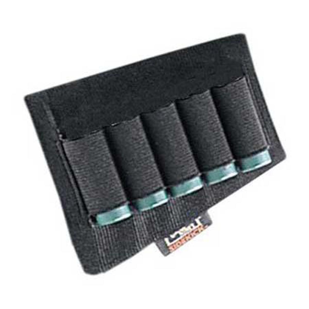 

Uncle Mike's Buttstock Shell Holder, Open Style Shotgun (5 Loops), Kodra Black