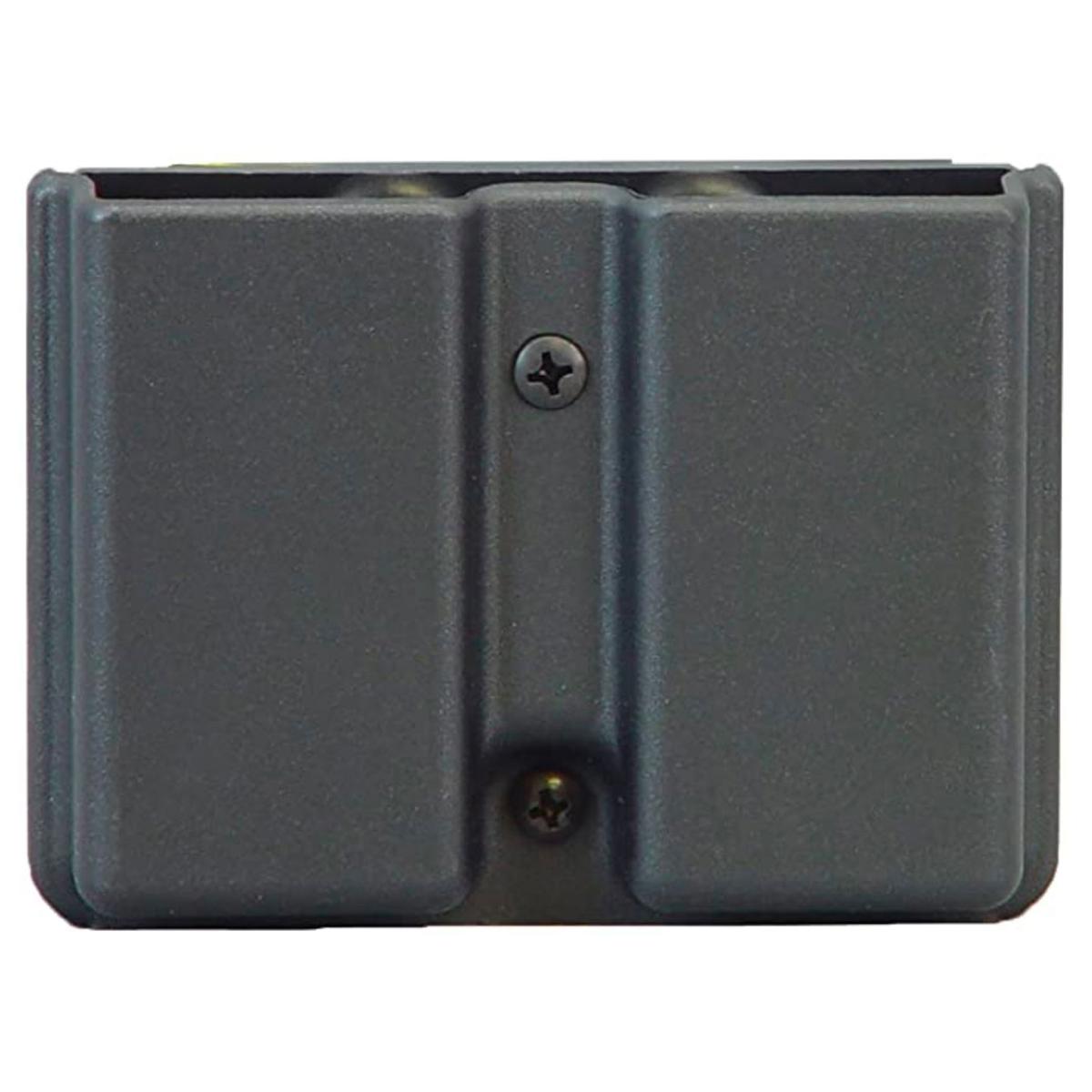

Uncle Mike's Kydex Double Magazine Case, Single Row Belt Model, Black
