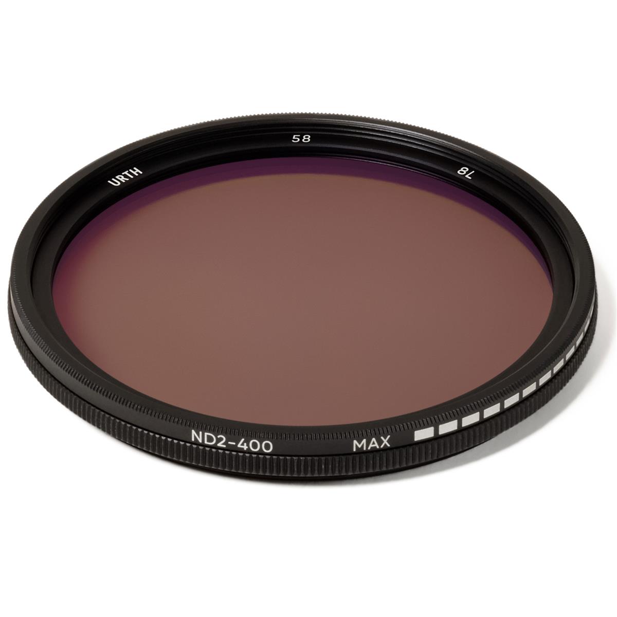 

Urth 58mm Circular Variable ND2-400 1-8.6 Stop Lens Filter