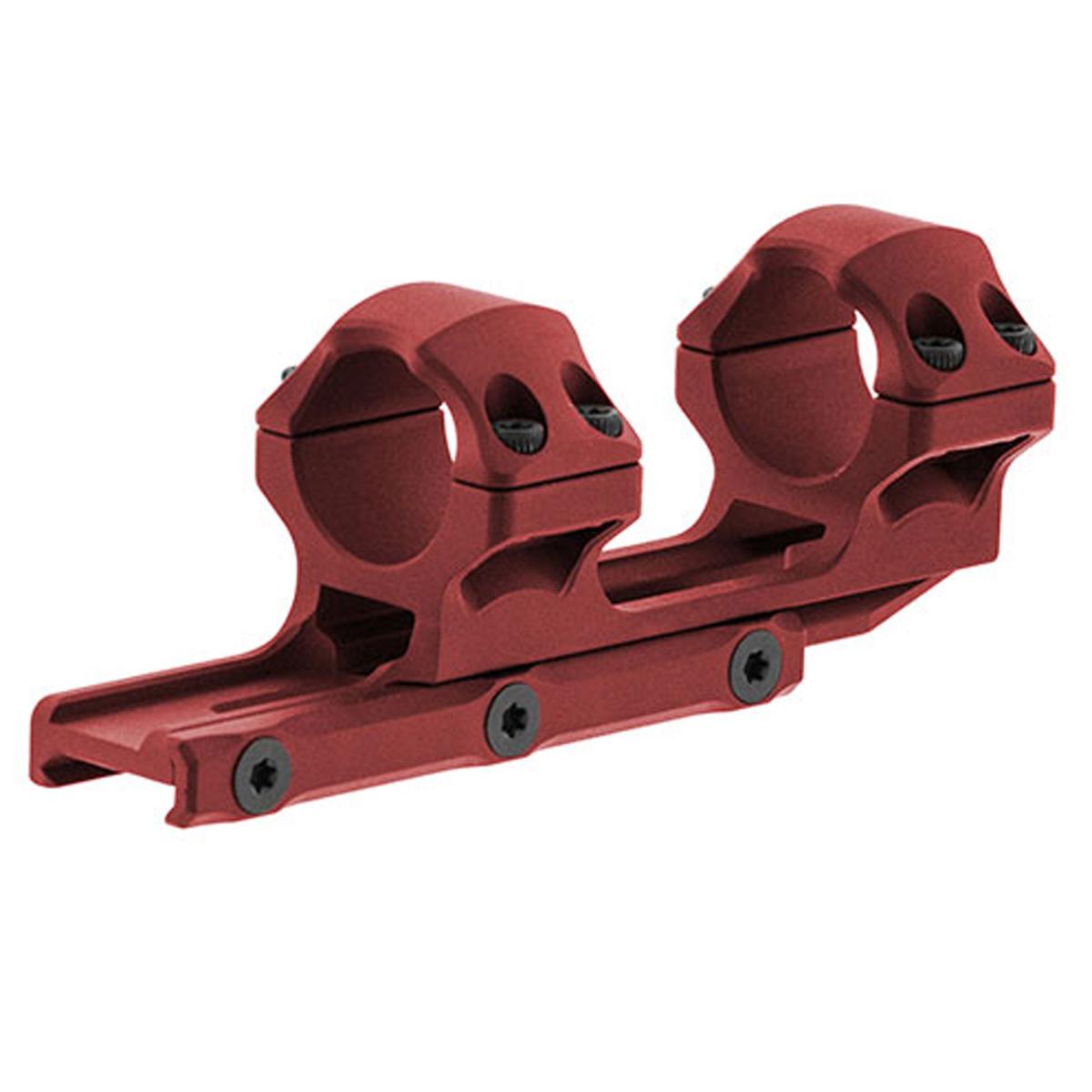 Photos - Tactical Mount / Rail Offset Vapors UTG ACCU-SYNC 1" Medium Profile 34mm Offset Picatinny Rings, Matte Red AIR11834AR 