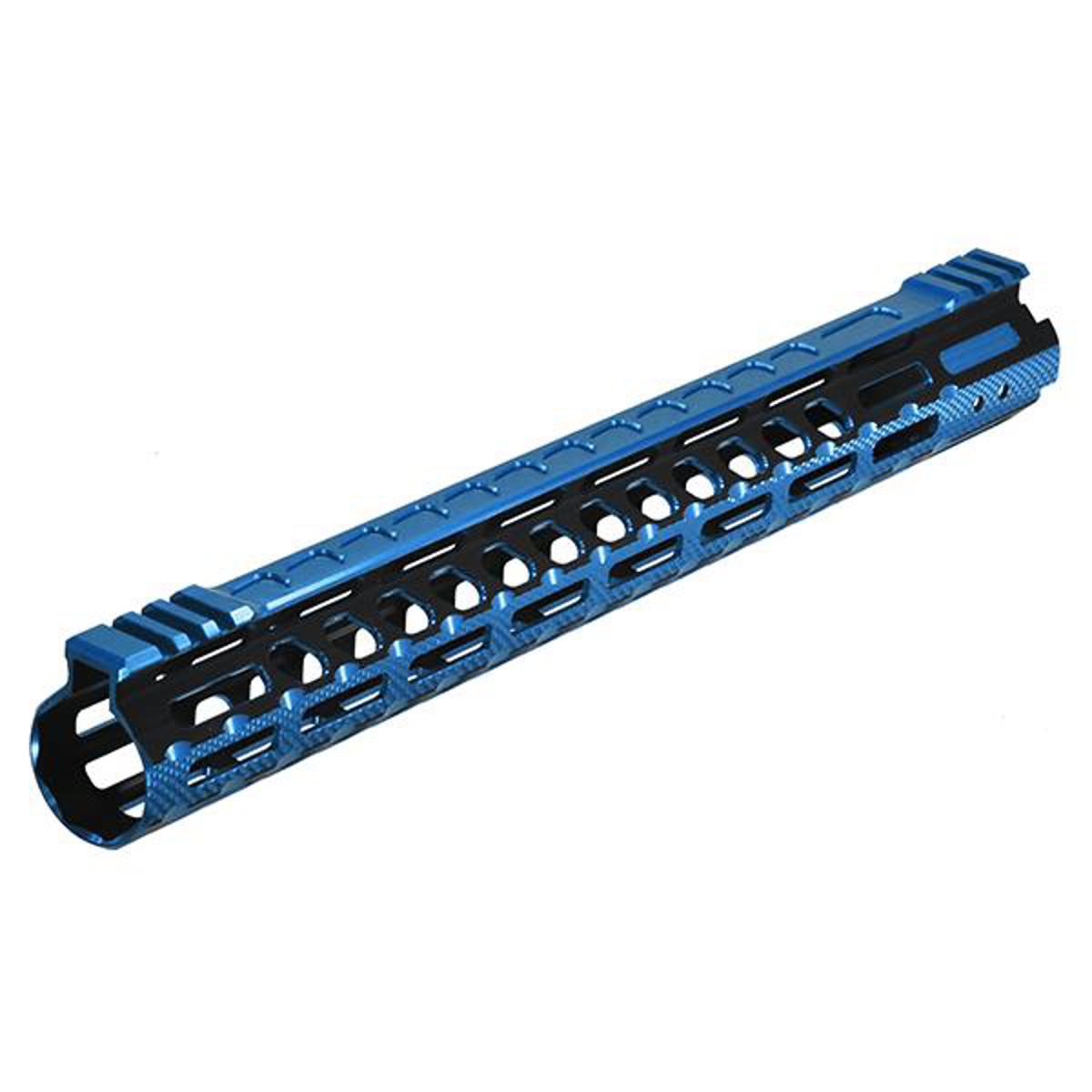 

UTG PRO M-LOK 15" Ultra Slim Rail for Mil-Spec AR15 Upper Receivers, Black/Blue