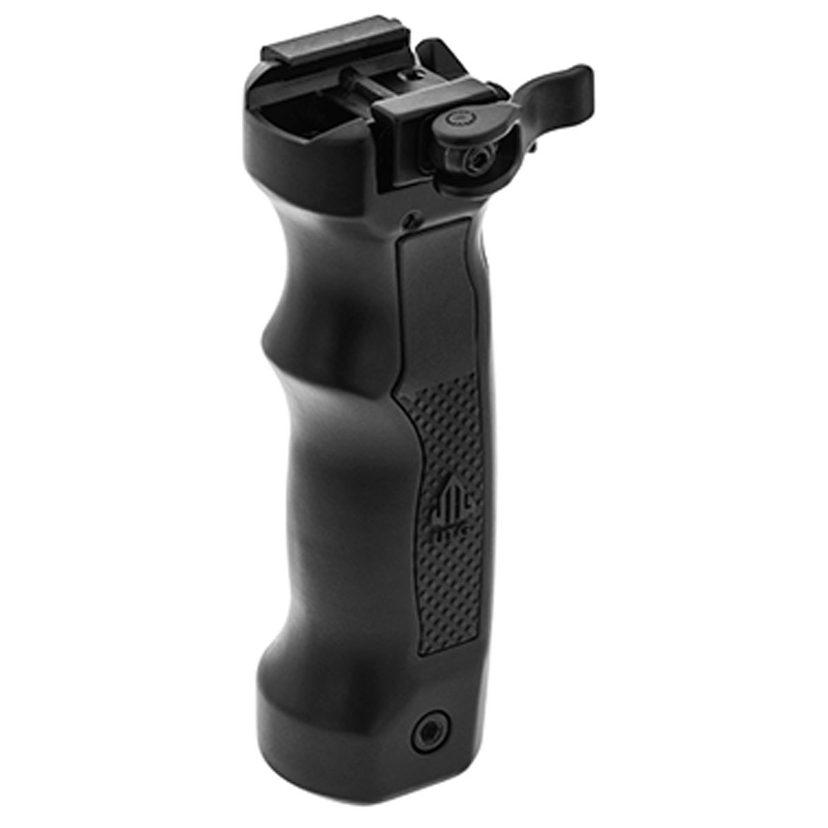 

UTG D-Grip with Ambidextrous Quick Release Deployable Bipod, Matte Black