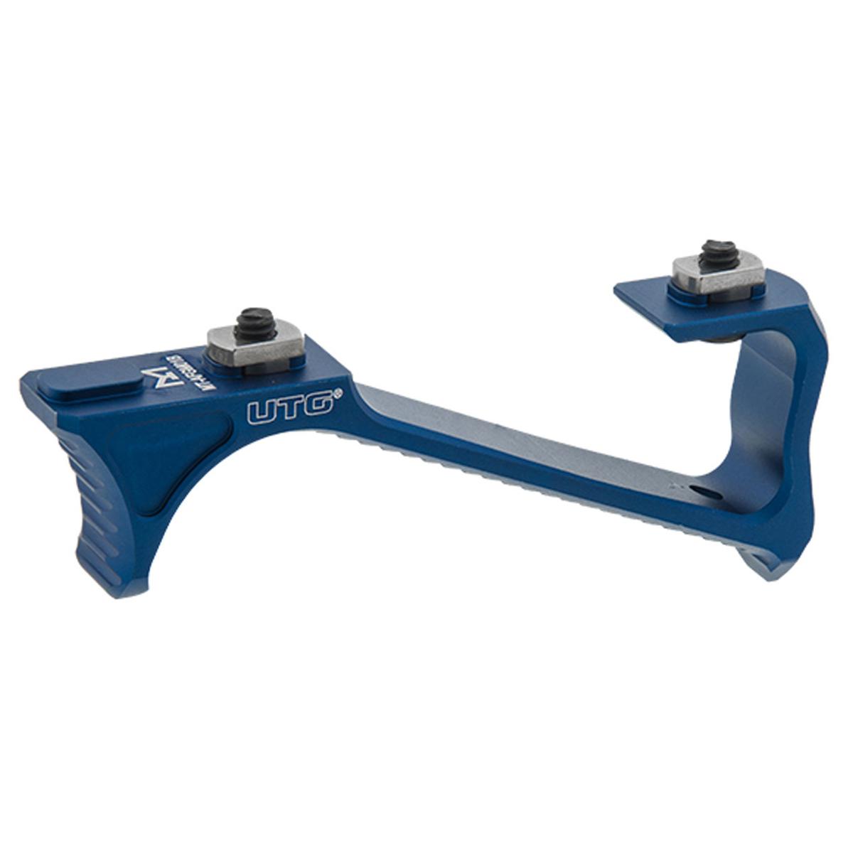 

UTG M-LOK Ultra Slim Angled Foregrip, Matte Blue